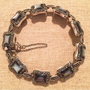 Lord & Taylor | Bracelet Marcasite with Grey Stone